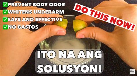 Sabon Para Sa Mabahong Kilikili .
